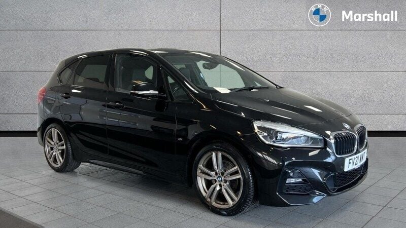 Black sapphire Used 2021 BMW 218 M Sport Hatchback | £15,552 (Super price) - Image 1/4