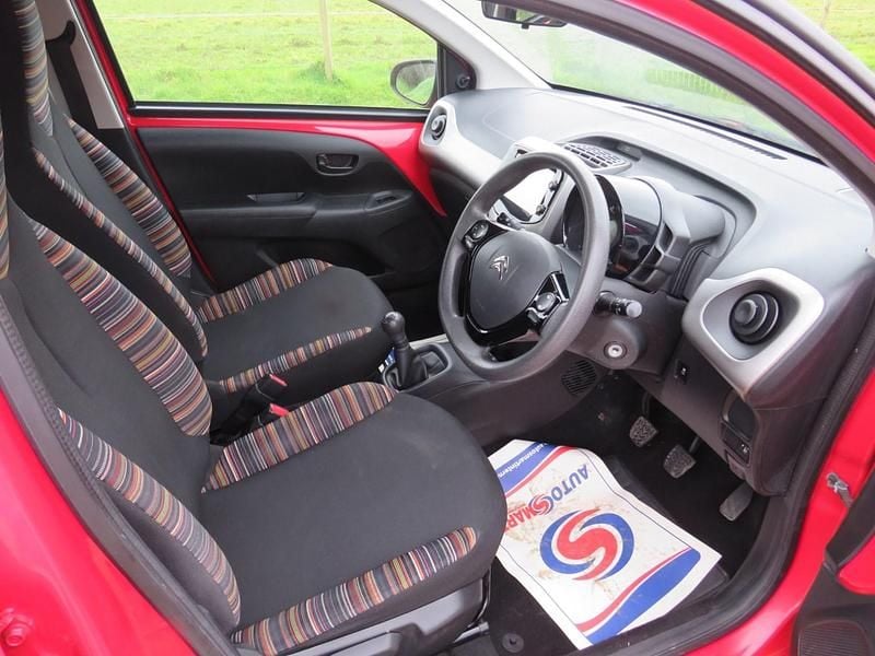 Used Citroën C1 Feel 68 HP (50 kW) 2015 Red Hatchback