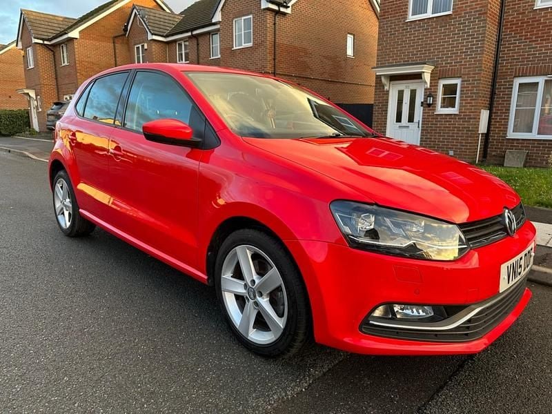 Red Used 2015 VW Polo SEL Hatchback | £6,495 (Good price) - Image 1/2