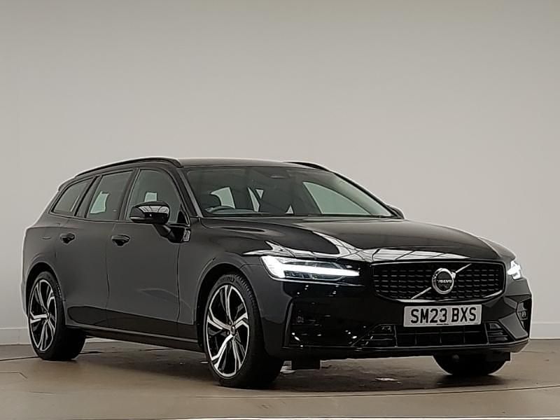 Black Used 2023 Volvo V60 Plus Estate | £25,998 (Fair price) - Image 1/4