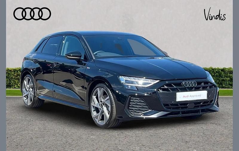 Black Used 2025 Audi A3 Black Edition Hatchback | £32,174 (Expensive) - Image 1/3