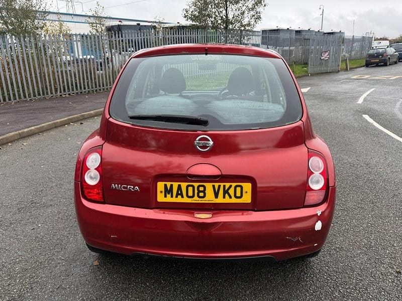 Used Nissan Micra Acenta 79 HP (58 kW) 2008 Red Hatchback