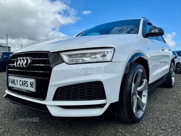 Used Audi Q3 Black Edition 184 HP (135 kW) 2017 White SUV