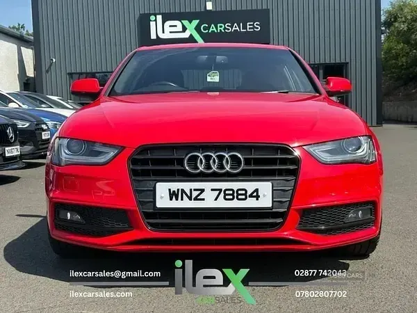 Used Audi A4 Black Edition 150 HP (110 kW) 2014 Red Sedan