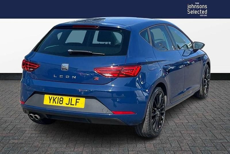 Used Seat Leon FR 125 HP (91 kW) 2018 Blue Hatchback