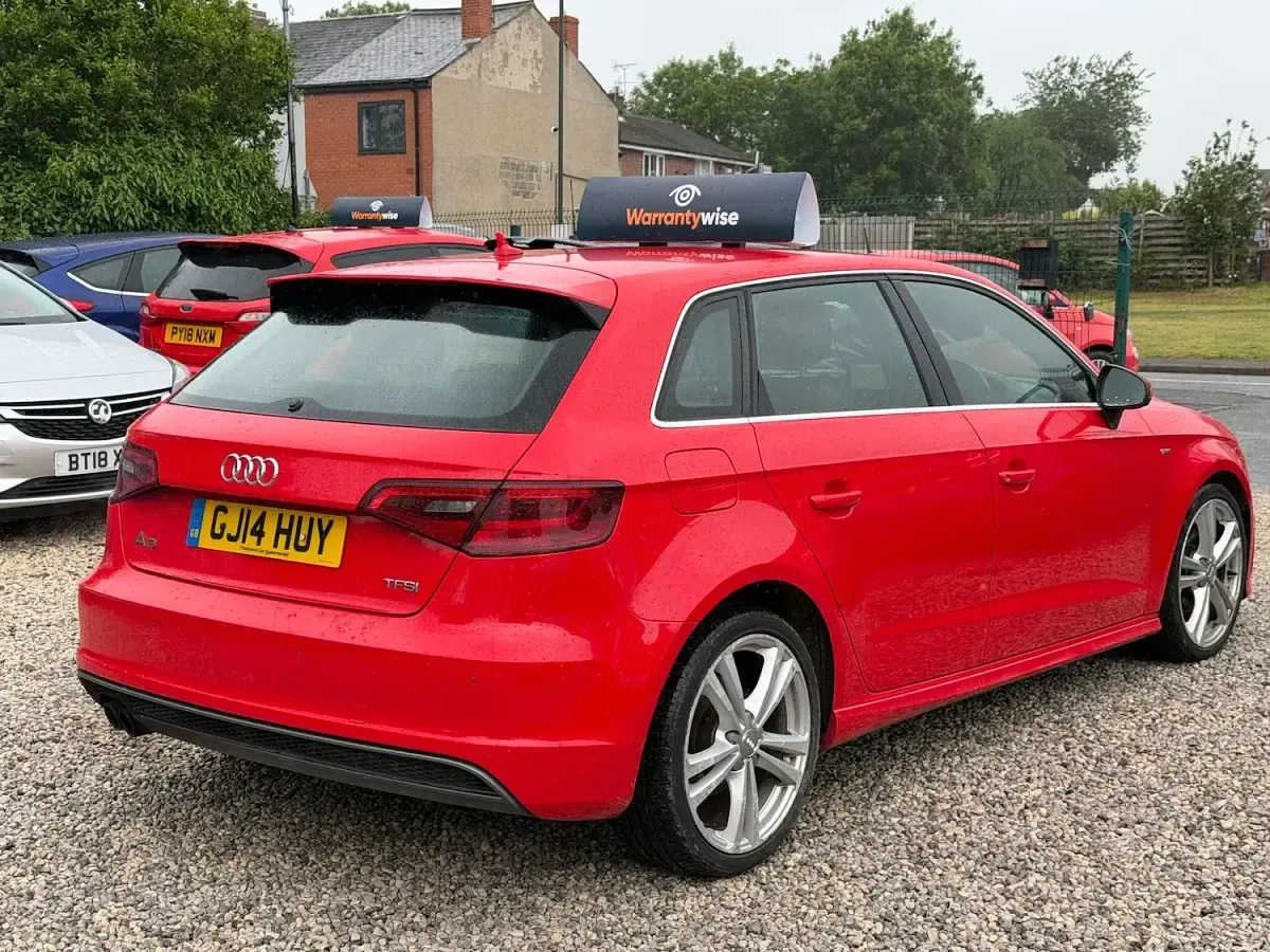 Used Audi A3 Sportback S-Line 2014 Red Hatchback