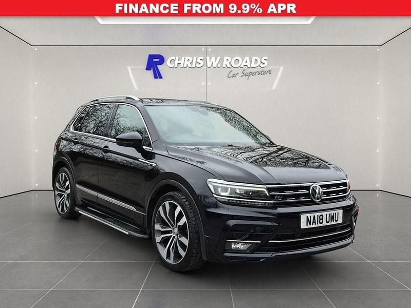 Used VW Tiguan R-line 150 HP (110 kW) 2018 Black SUV