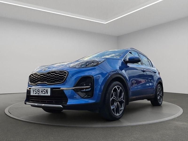 Used Kia Sportage GT-Line 174 HP (127 kW) 2019 Blue SUV