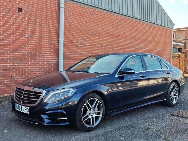 Blue Used 2014 Mercedes S400L AMG line Sedan | £15,499 - Image 1/4
