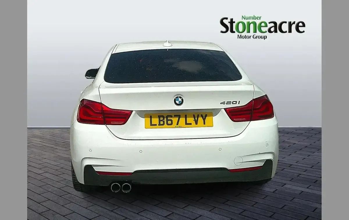 Used BMW 420 M Sport 180 HP (132 kW) 2017 White Coupe