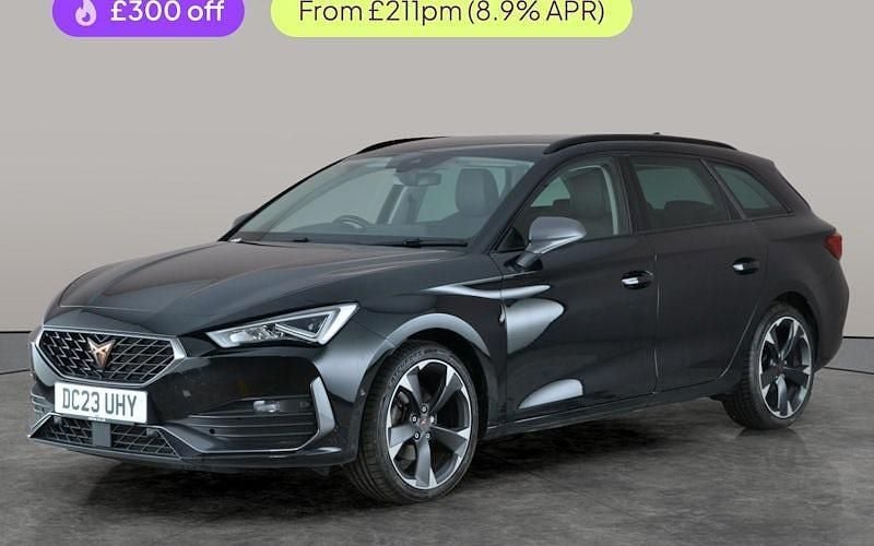 Used Cupra Leon 150 HP (110 kW) 2023 Black Estate