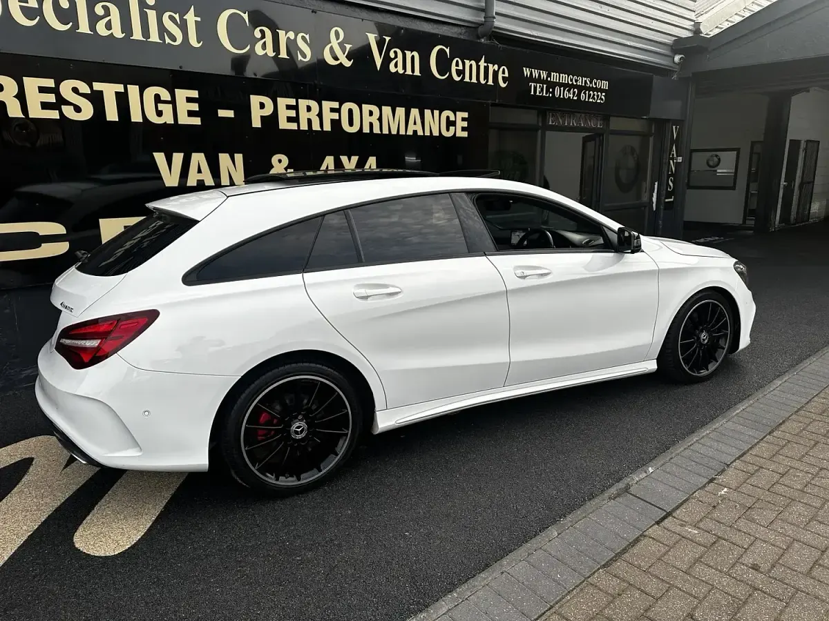 Used Mercedes CLA220 AMG line 2019 White Sedan