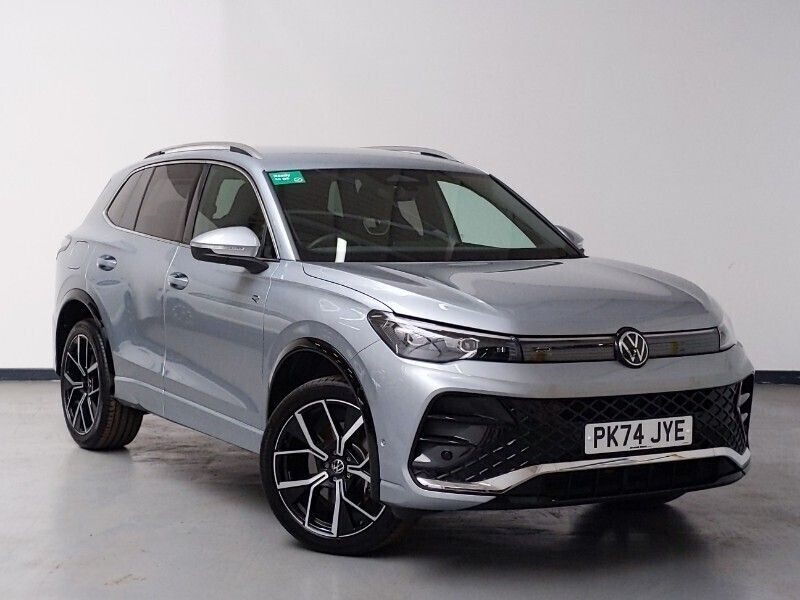 Silver Used 2024 VW Tiguan R-line SUV | £36,498 (Expensive) - Image 1/4