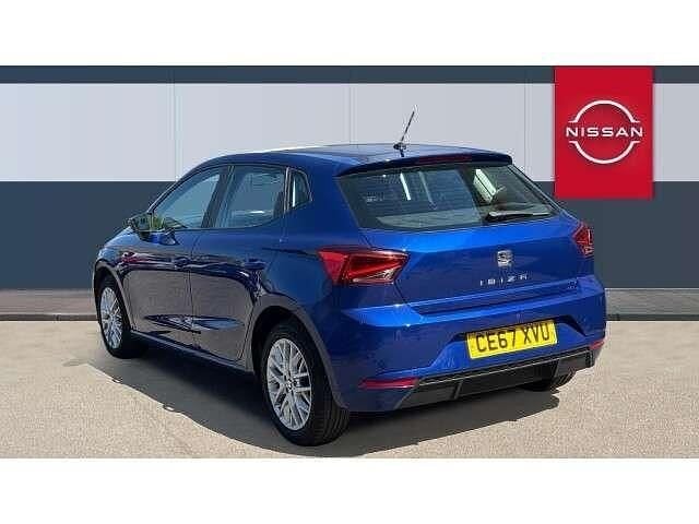Begagnad Seat Ibiza SE 75 HK (55 kW) 2017 Blå Halvkombi