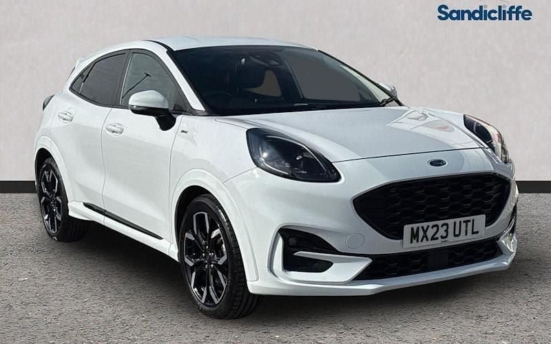 White Used 2023 Ford Puma Gen-E ST-Line X Hatchback | £15,823 (Fair price) - Image 1/4