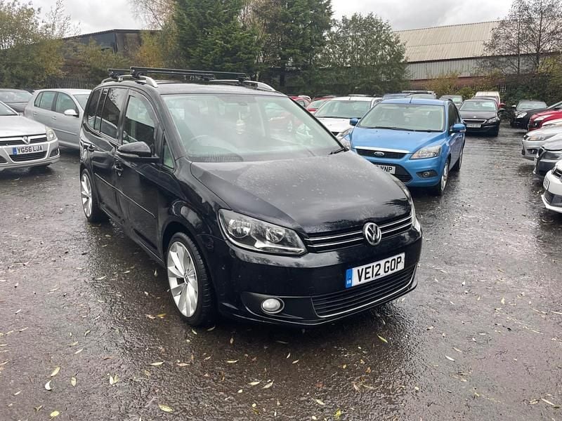 Used VW Touran SE 105 HP (77 kW) 2012 Black MPV