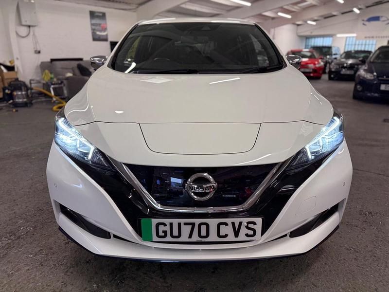 Used Nissan Leaf Tekna 160 kW (218 HP) 2020 White Hatchback