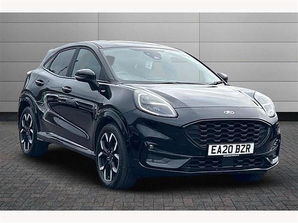 Black Used 2020 Ford Puma Gen-E ST-Line X SUV | £15,095 - Image 1/2