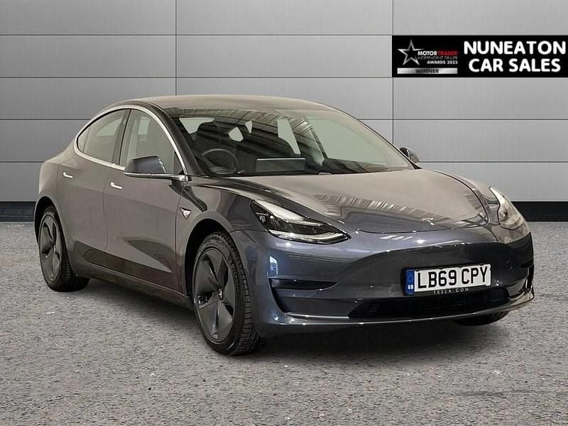 Used Tesla Model 3 Standard Range Plus 239 kW (325 HP) 2019 Grey Sedan