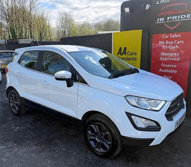 Used Ford Ecosport Zetec 125 HP (91 kW) 2018 White SUV