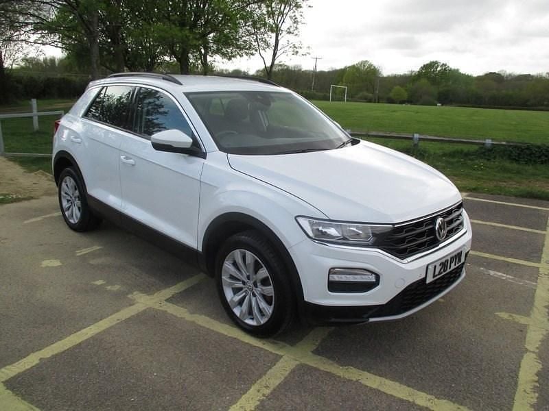 Used VW T-Roc SE 115 HP (84 kW) 2019 White SUV