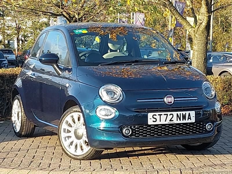 Blue Used 2022 Fiat 500 Dolcevita Hatchback | £11,298 - Image 1/4