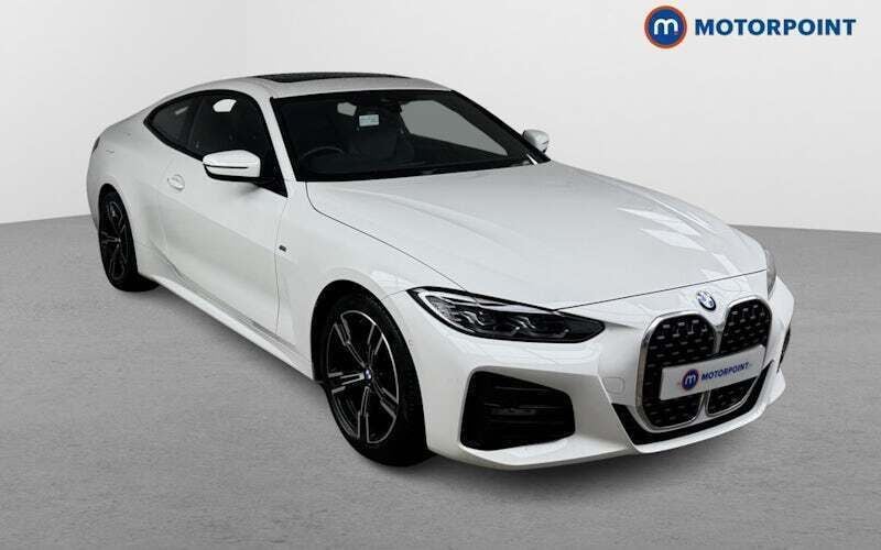White Used 2022 BMW 420 M Sport Coupe | £24,849 (Good price) - Image 1/4