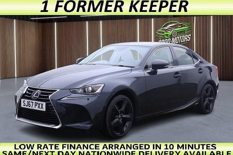 Black Used 2017 Lexus IS300h Sport Line Sedan | £12,333 (Good price) - Image 1/1