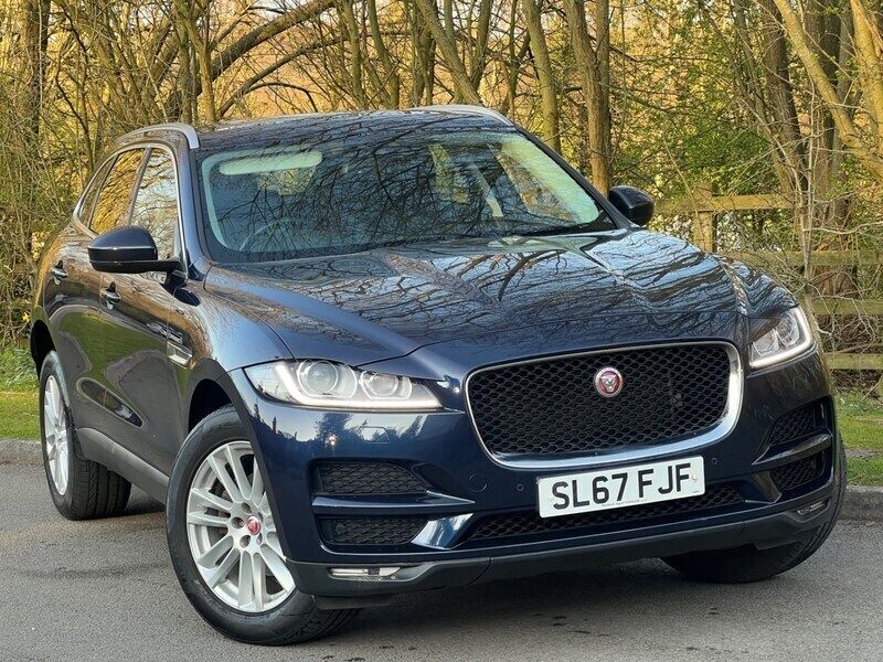 Blue Used 2017 Jaguar F-Pace Portfolio SUV | £13,490 (Fair price) - Image 1/4