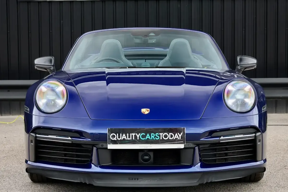 Used Porsche 911S 550 HP (404 kW) 2021 Blue Cabriolet