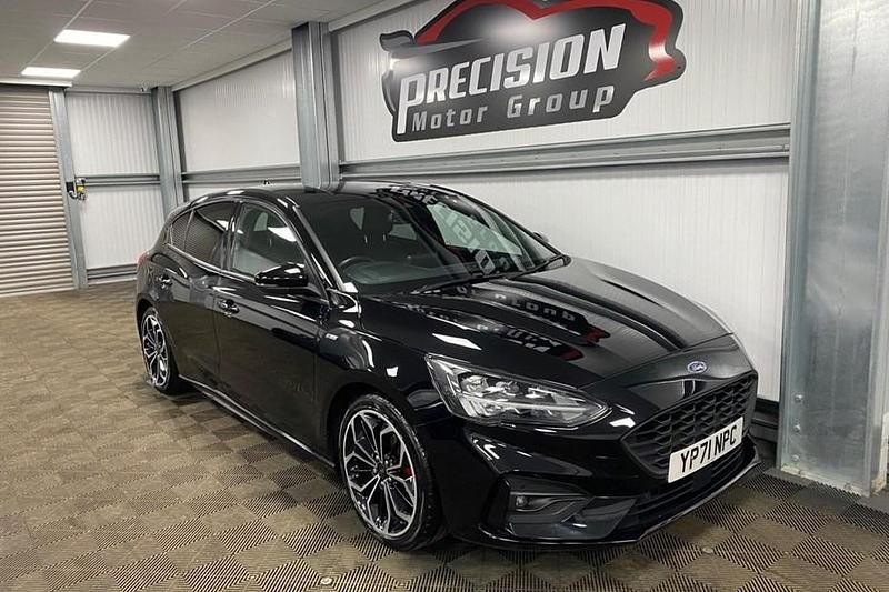 Black Used 2021 Ford Focus ST-Line X Hatchback | £11,495 (Good price) - Image 1/1