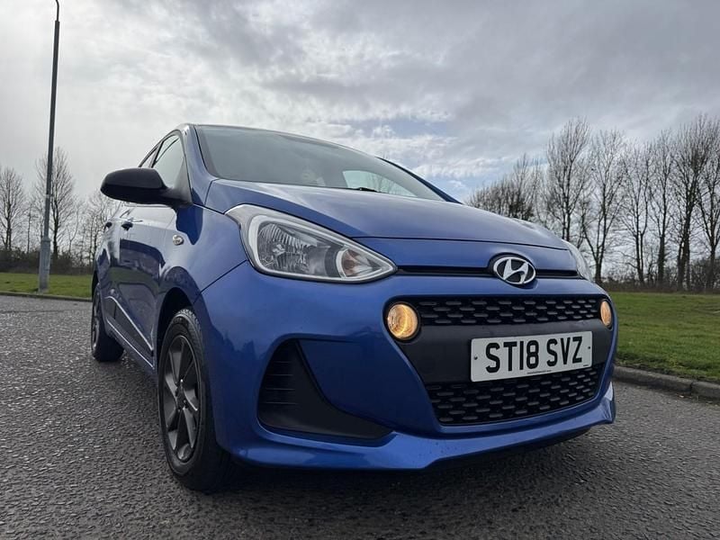Used Hyundai i10 GO! 2018 Blue Hatchback