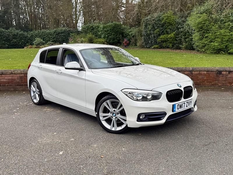 Used BMW 118 Sport Line 2017 White Hatchback