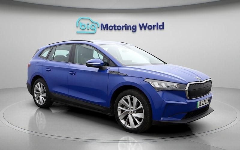 Used Skoda Enyaq iV ecoSuite 150 kW (204 HP) 2022 Blue SUV