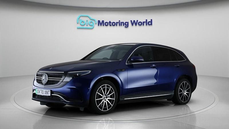 Used Mercedes EQC400 AMG line 300 kW (408 HP) 2020 Blue SUV