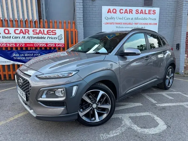 Used Hyundai Kona Premium 177 HP (130 kW) 2018 Grey SUV