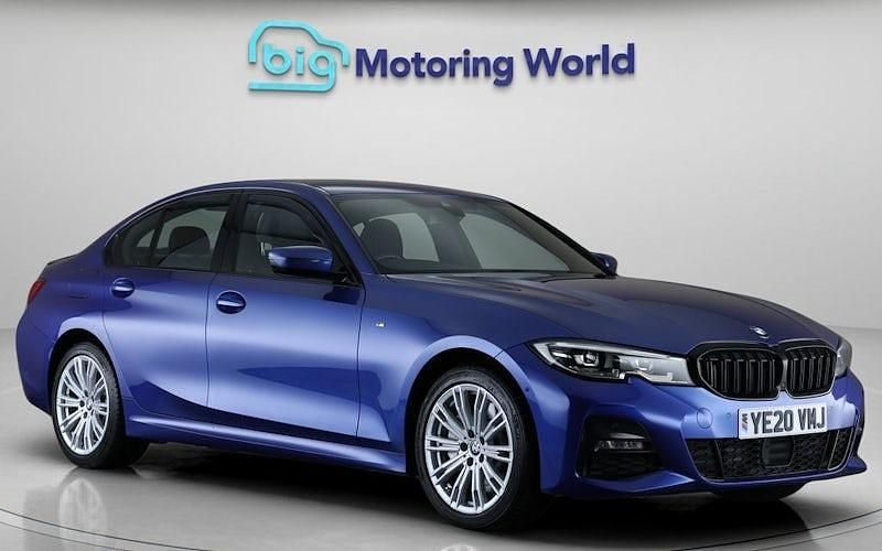 Used BMW 330e M Sport 292 HP (214 kW) 2020 Blue Sedan