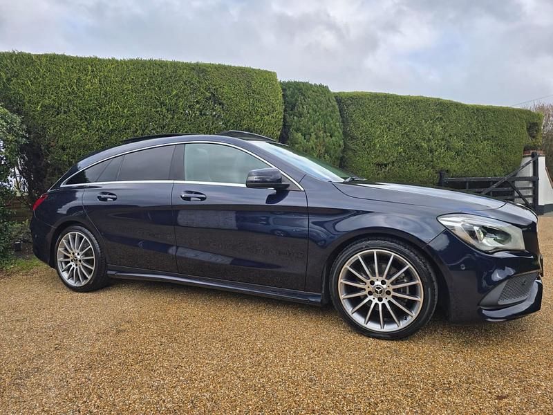 Used Mercedes CLA180 AMG line 2019 Blue Sedan