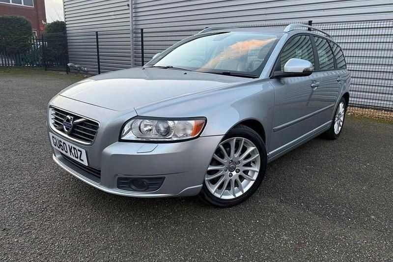 Silver Used 2010 Volvo V50 SE Lux Estate | £2,440 (Fair price) - Image 1/1