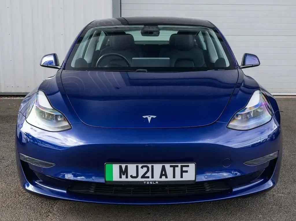 Used Tesla Model 3 Long Range AWD 366 kW (498 HP) 2021 Blue Sedan