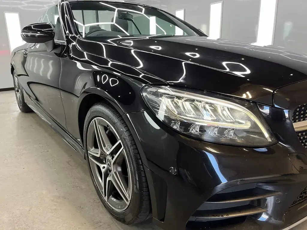 Used Mercedes C200 AMG line 2020 Black Cabriolet