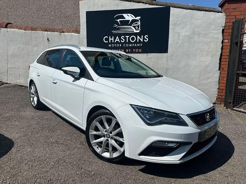 White Used 2018 Seat Leon FR Estate | £10,999 (Fair price) - Image 1/4
