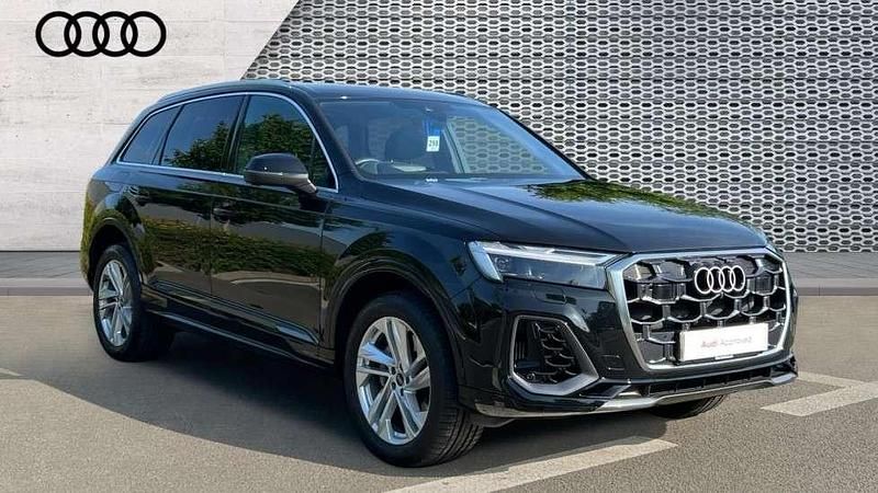 Black Used 2025 Audi Q7 S-Line SUV | £53,996 (Expensive) - Image 1/4
