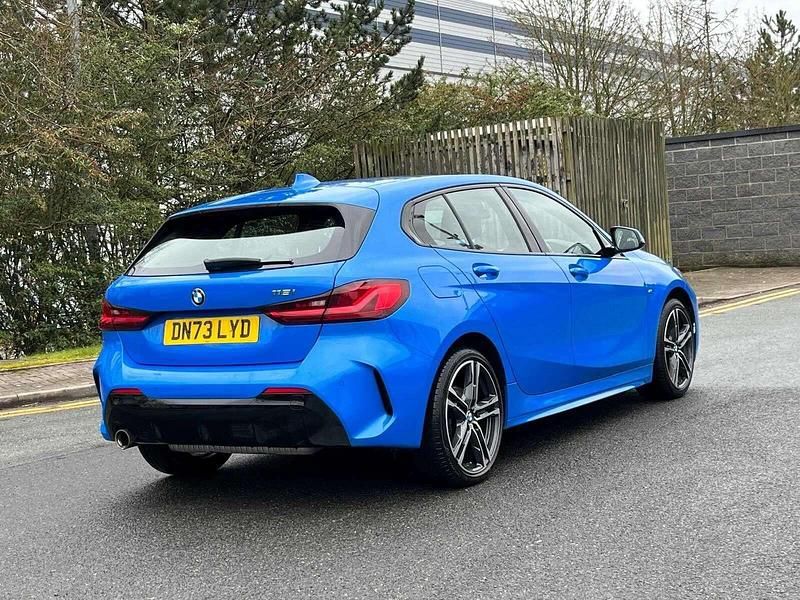 Used BMW 118 M Sport 134 HP (98 kW) 2023 Blue Hatchback
