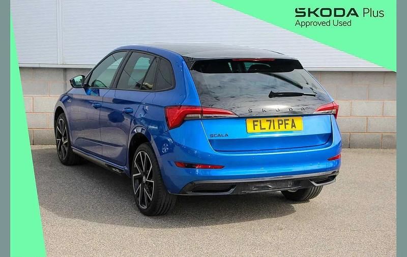 Used Skoda Scala Monte Carlo 150 HP (110 kW) 2021 Race blue metallic Hatchback
