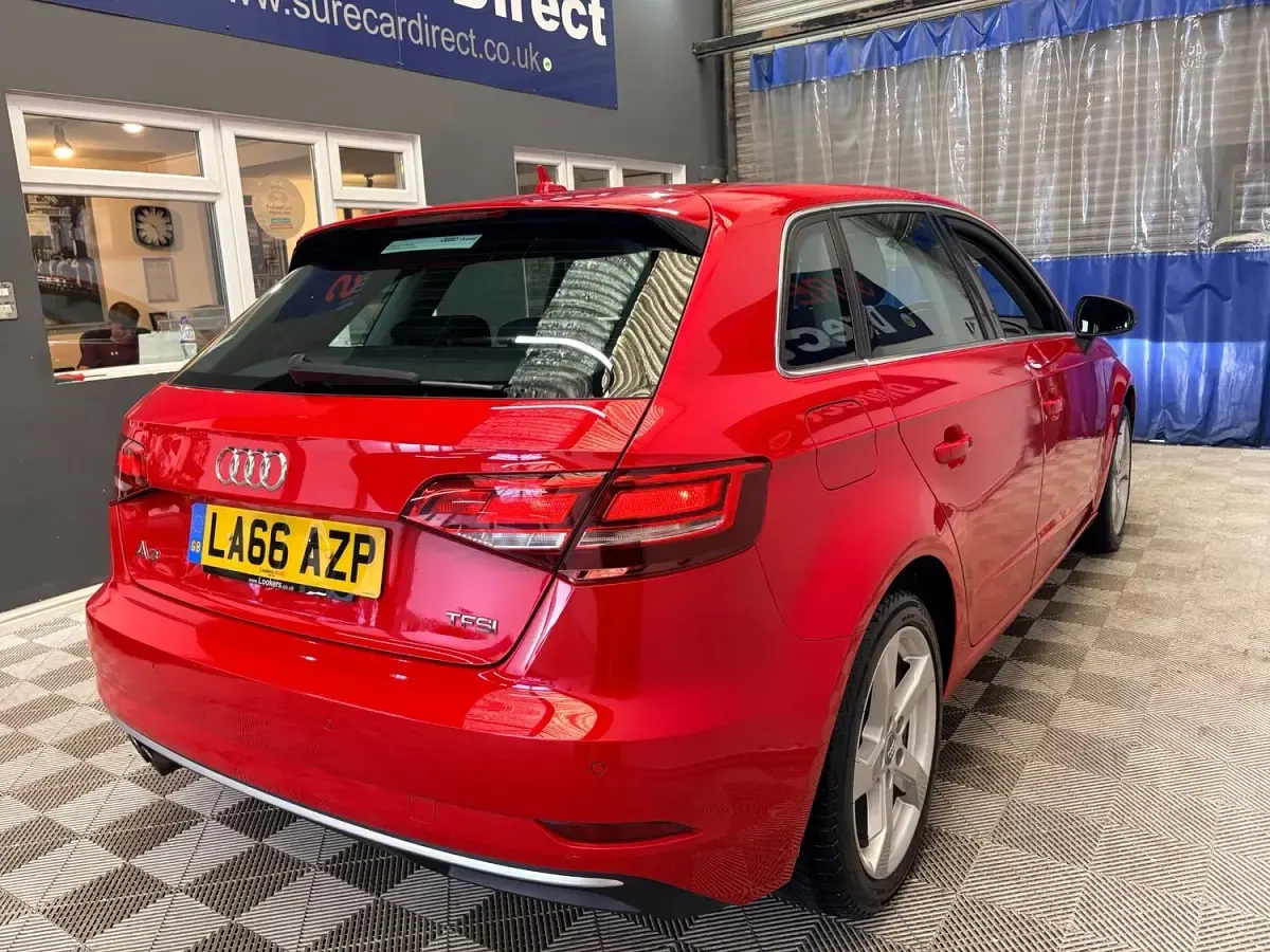 Used Audi A3 Sport 150 HP (110 kW) 2017 Red Hatchback