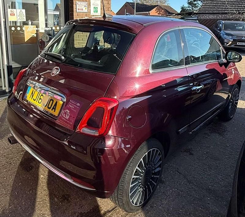 Used Fiat 500 Lounge 2016 Red Hatchback