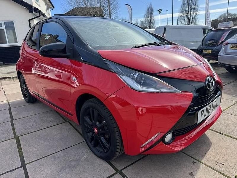 Used Toyota Aygo X-cite 68 HP (50 kW) 2018 Red Hatchback