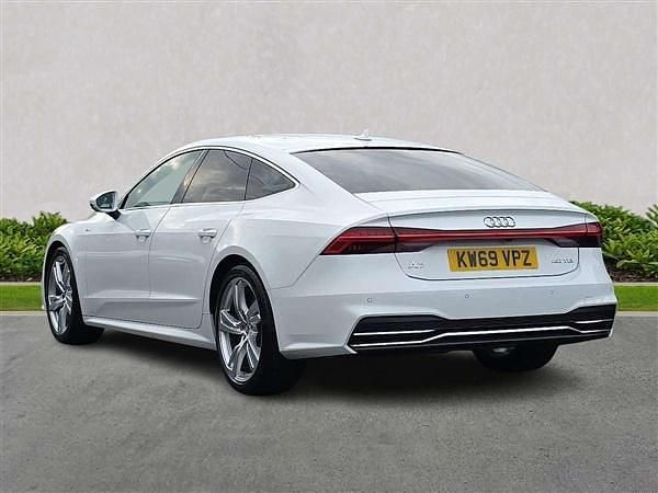 Used Audi A7 S-Line 204 HP (150 kW) 2019 White Hatchback