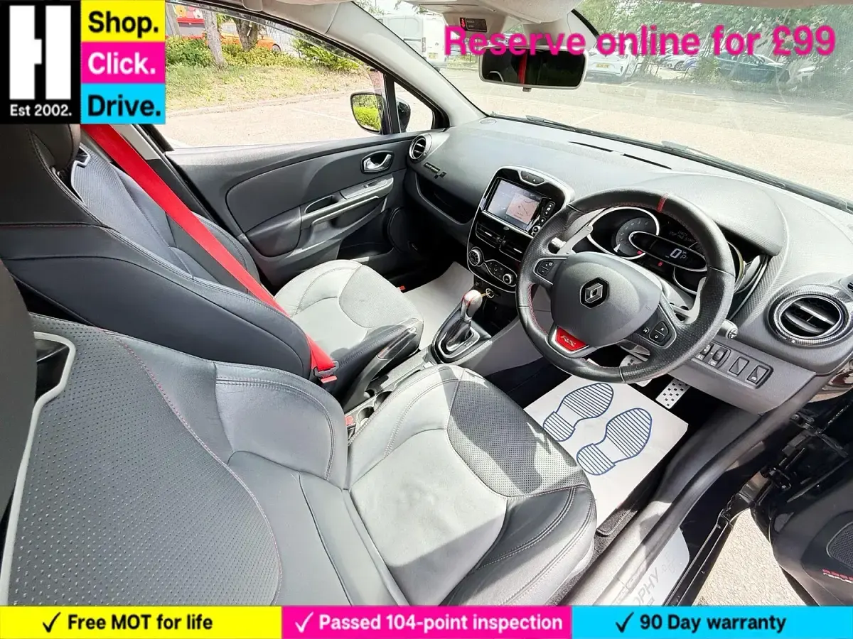 Used Renault Clio Trophy 220 HP (161 kW) 2016 Black Hatchback